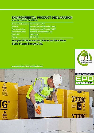Enviromental Product Declaration - Block